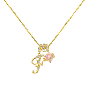 INITIAL NAME NECKLACE - GOLD