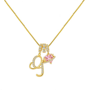 INITIAL NAME NECKLACE - GOLD