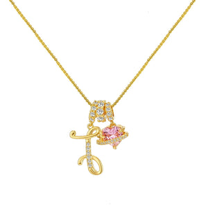 INITIAL NAME NECKLACE - GOLD