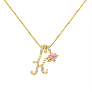 INITIAL NAME NECKLACE - GOLD