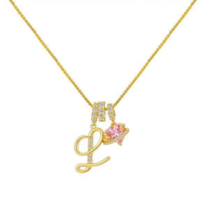 INITIAL NAME NECKLACE - GOLD