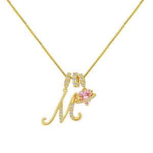 INITIAL NAME NECKLACE - GOLD