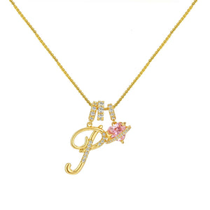 INITIAL NAME NECKLACE - GOLD