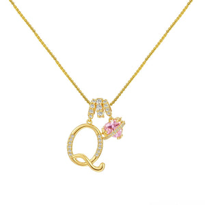 INITIAL NAME NECKLACE - GOLD