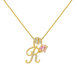 INITIAL NAME NECKLACE - GOLD