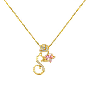 INITIAL NAME NECKLACE - GOLD