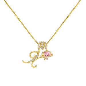 INITIAL NAME NECKLACE - GOLD