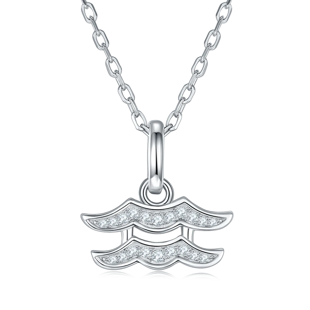 MOISSANITE ZODIAC SIGN - AQUARIUS