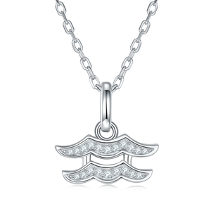 MOISSANITE ZODIAC SIGN - AQUARIUS