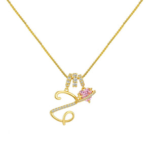 INITIAL NAME NECKLACE - GOLD
