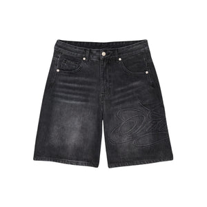 ORLINO - SCRIPT DENIM SHORTS
