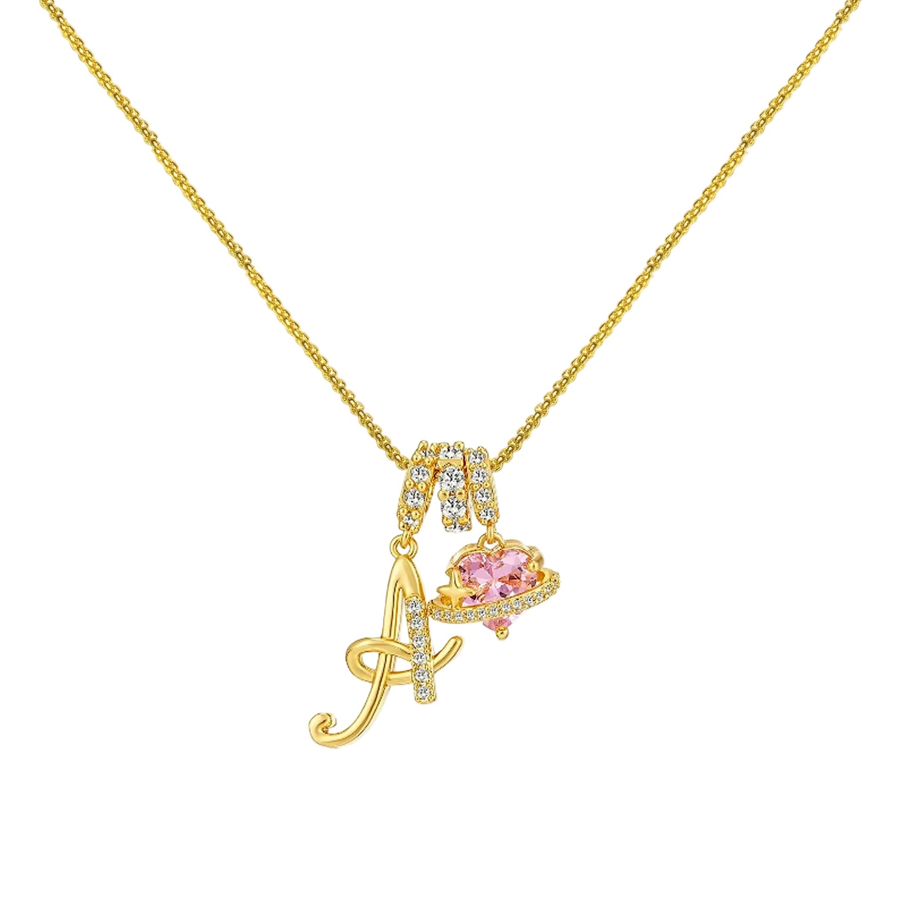 INITIAL NAME NECKLACE - GOLD