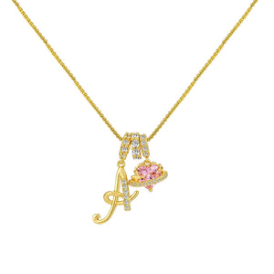 INITIAL NAME NECKLACE - GOLD