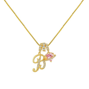 INITIAL NAME NECKLACE - GOLD
