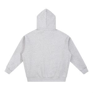 Grey ID Zipup Hoodie