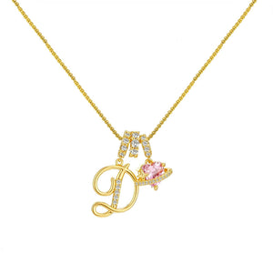 INITIAL NAME NECKLACE - GOLD