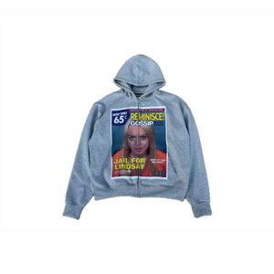 "Gossip" Zip-Up