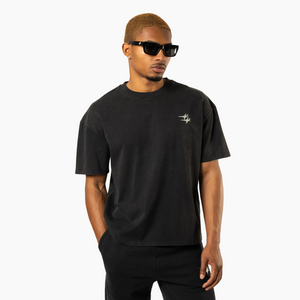 T-shirt Double Stars Noir