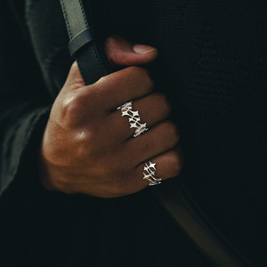 Monogram Ring Argenté