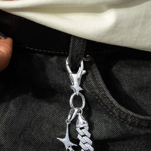 Carabiner Signature Argenté