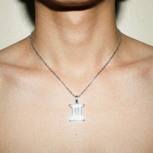 MOISSANITE ZODIAC SIGN - GEMINI