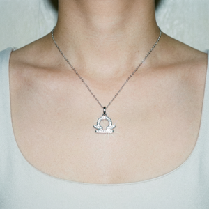 MOISSANITE ZODIAC SIGN - LIBRA
