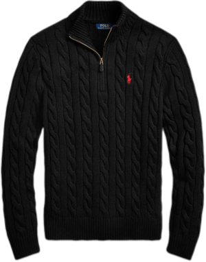 Quarter-Zip | Black