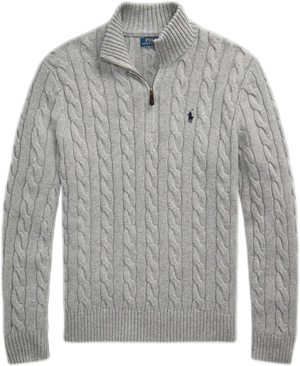 Quarter-Zip | Grey