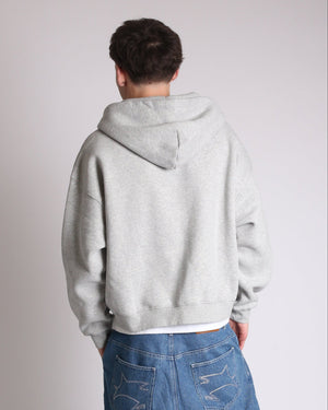 Grey ID Zipup Hoodie