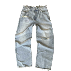 Black Loose Washed Jeans
