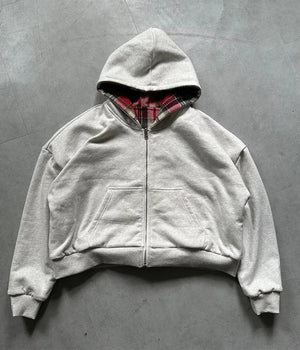 "Checkered" Zip-Up