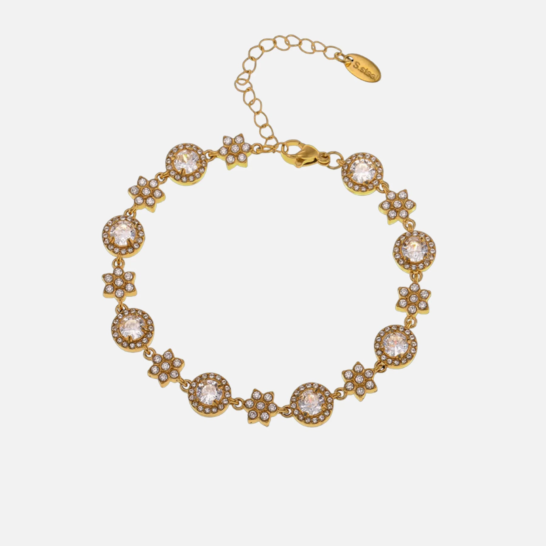 FLOWER BRACELET - GOLD