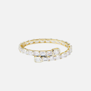 EMERALD CUT BANGLE - GOLD