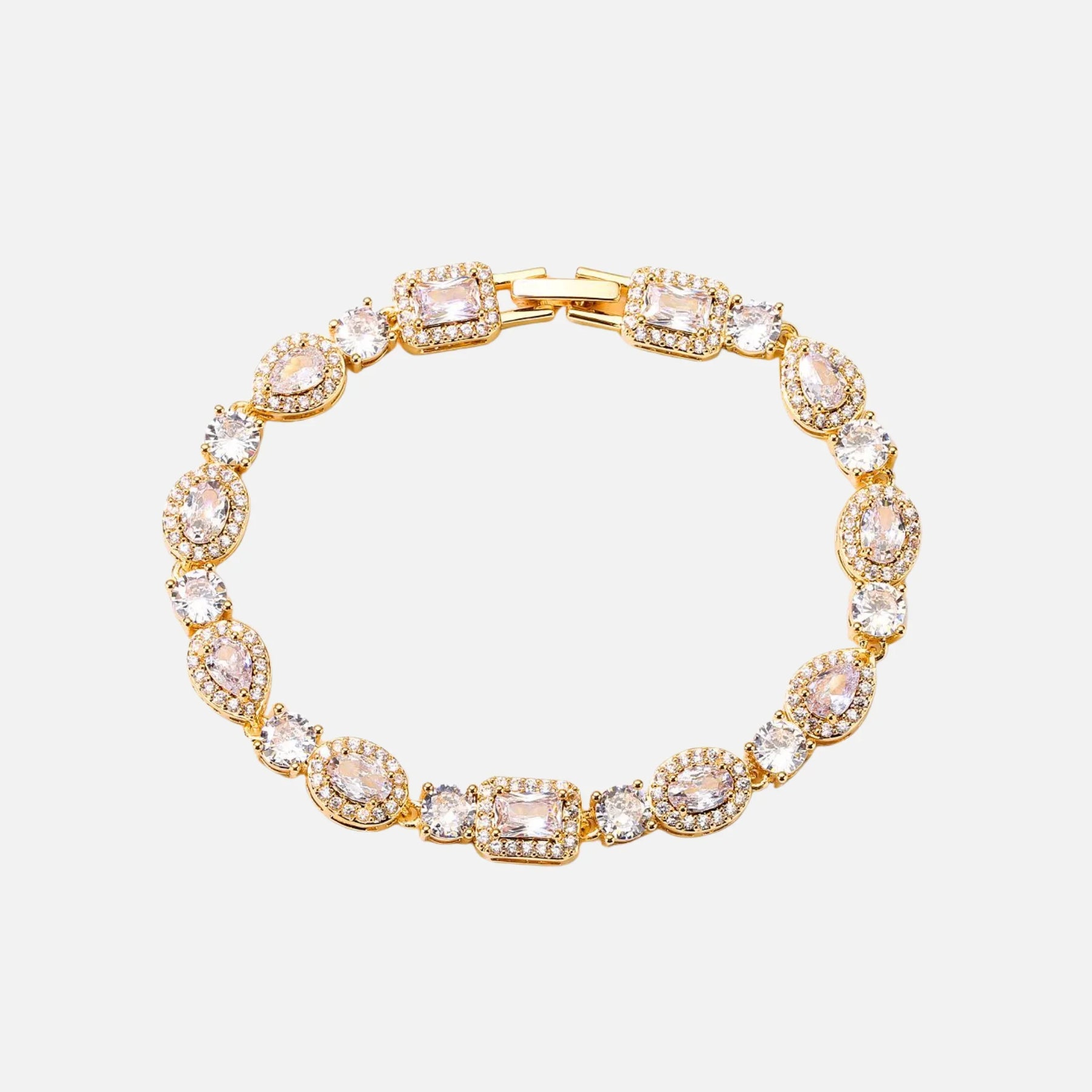 MULTI-STONE BRACELET - GOLD