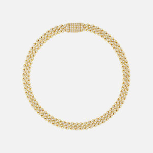 ICED CUBAN BRACELET - 6MM - GOLD