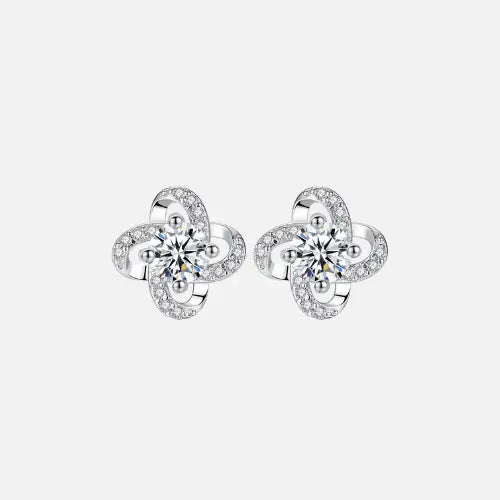 ICED CLOVER EARRINGS - S925