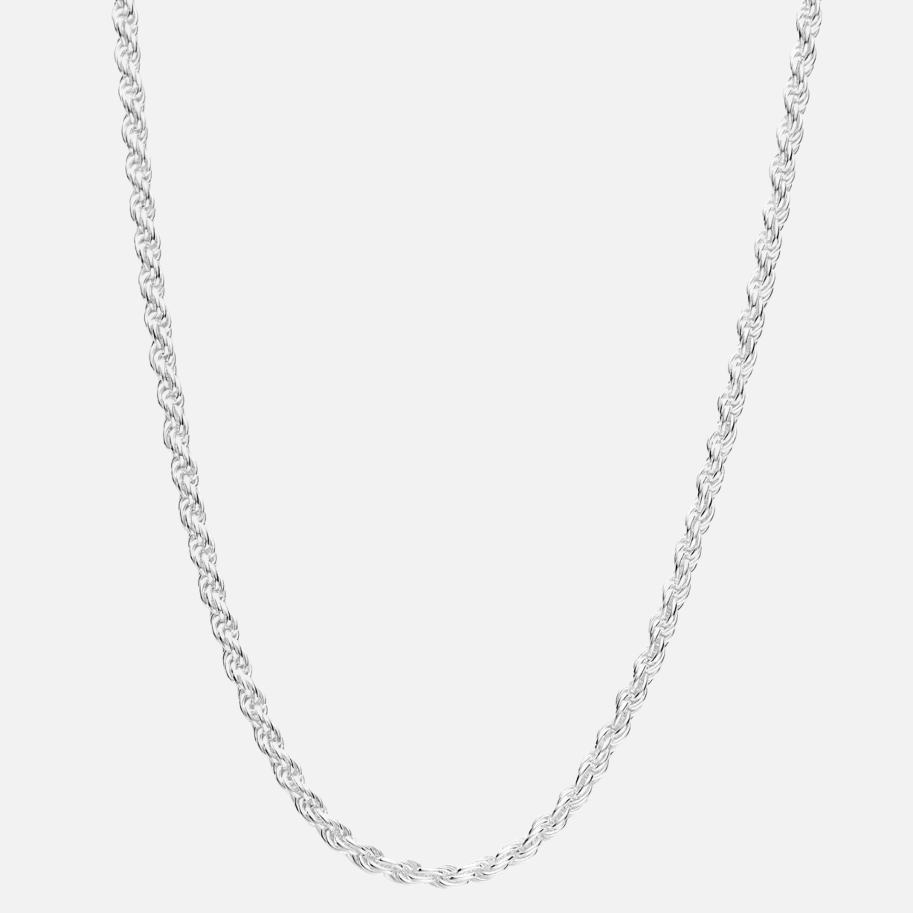 ROPE CHAIN - 3MM - SILVER