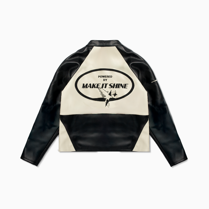 Leather Jacket Double Stars