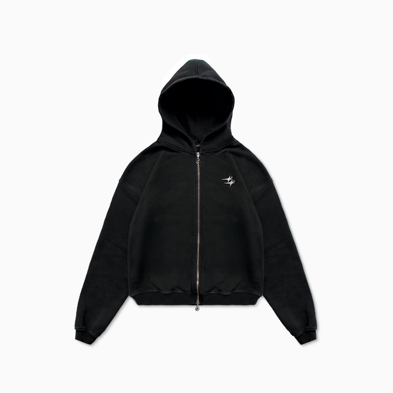 Zip Hoodie Double Stars