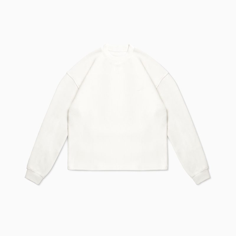 Pull waffle Make it Shine Blanc