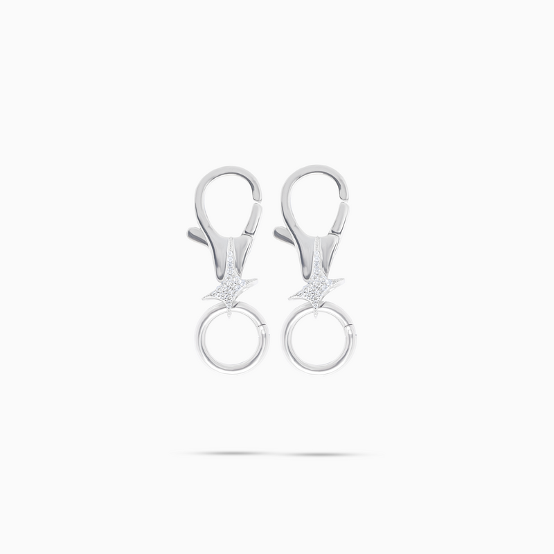 Carabiner Signature Argenté (x2)