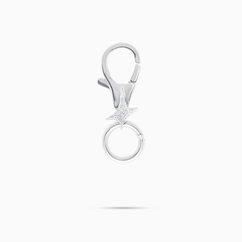 Carabiner Signature Argenté