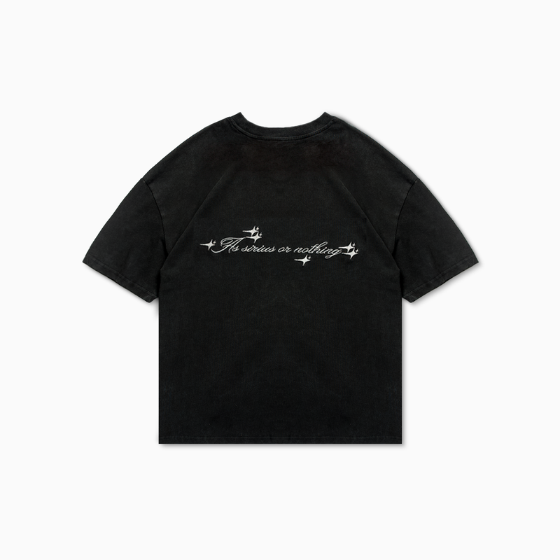 T-shirt Double Stars Noir